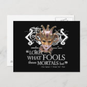 Carte Postale Citation de rêve de la nuit d'été (Devant / Derrière)