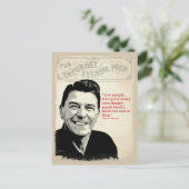 Carte Postale Citation de Ronald Reagan (Debout devant)