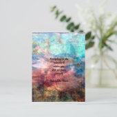 Carte Postale Citation De Rumi Sur L'Énergie Et L'Univers (Debout devant)