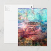 Carte Postale Citation De Rumi Sur L'Énergie Et L'Univers (Devant / Derrière)