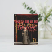 Carte Postale Citation de Shakespeare Fierce (Debout devant)