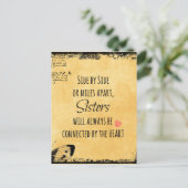 Carte Postale Citation de soeur (Debout devant)