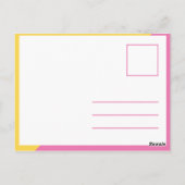 Carte Postale Citation de soeur funky (Dos)