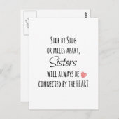 Carte Postale Citation de soeurs (Devant / Derrière)