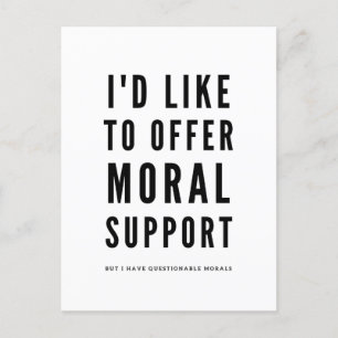 Carte Postale Citation de soutien moral avec encouragement sarca