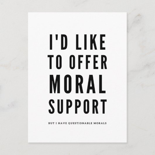 Carte Postale Citation de soutien moral avec encouragement sarca (Devant)