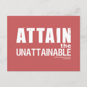 Carte Postale Citation de Tennyson