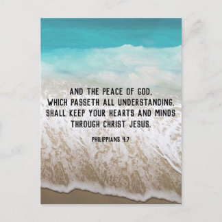 Carte Postale Citation de versets bibliques inspirants