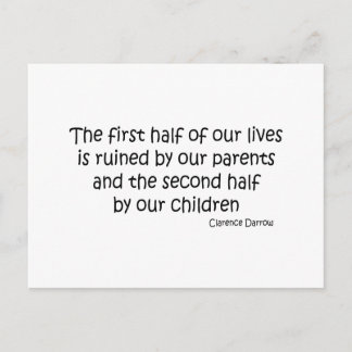 Carte Postale Citation de vie en ruine