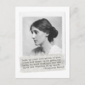 Carte Postale Citation de Virginia Woolf - Icônes de l'histoire  (Devant)