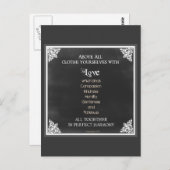 Carte Postale Citation d'Écriture Inspirante (Devant / Derrière)