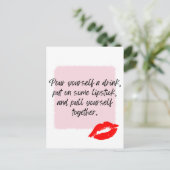 Carte Postale Citation d'Elizabeth Taylor (Debout devant)