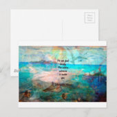 Carte Postale Citation d'inspiration de Rumi au sujet de (Devant / Derrière)