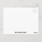 Carte Postale citation d'instrument de musique à cordes classiqu (Dos)