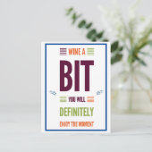 Carte Postale Citation drôle de dicton drôle Motivation Annivers (Debout devant)