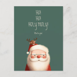 Carte Postale Citation drôle de Père Noël