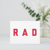 Carte Postale Citation drôle de rad (Debout devant)