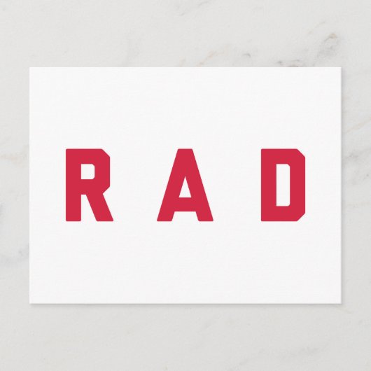 Carte Postale Citation drôle de rad (Devant)