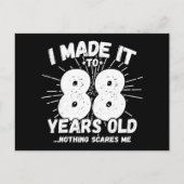 Carte Postale Citation drôle et sarcastique de 88 ans pour un 88 (Devant)