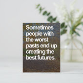 Carte Postale Citation du pire passé (Debout devant)