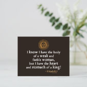Carte Postale Citation Elizabeth I Tilbury (Debout devant)
