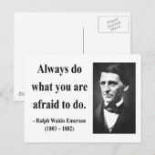 Carte Postale Citation Emerson 10b (Devant / Derrière)