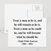 Carte Postale Citation Emerson 9a (Devant / Derrière)