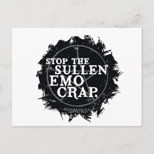 Carte Postale Citation "Emo" Surnaturelle (Devant)