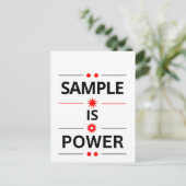 Carte Postale Citation en Typographie Gras (Debout devant)