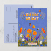 Carte Postale Citation Fleur sauvage Inspiration (Devant / Derrière)