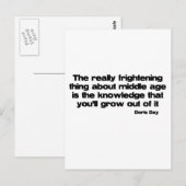 Carte Postale Citation Gros hors du Moyen Age (Devant / Derrière)