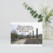 Carte Postale Citation inspirante — Bouddha (Debout devant)