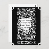 Carte Postale Citation inspirante de PHOENIX par Nietzsche (Devant / Derrière)