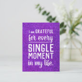 Carte Postale Citation Inspirante Déclarations Je Suis Motivante (Debout devant)