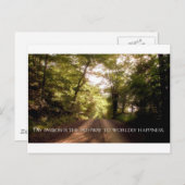 Carte Postale Citation Inspirante -- Passion (Devant / Derrière)