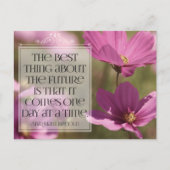 Carte Postale Citation Inspirationnelle d'Abraham Lincoln "L'ave (Devant)