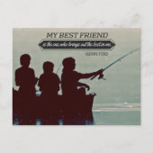 Carte Postale Citation Inspirationnelle de Henry Ford "Meilleur  (Devant)