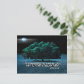 Carte Postale Citation Inspirationnelle Epictetus "Apprendre" (Debout devant)