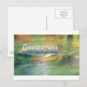 Carte Postale Citation Inspirationnelle — Kahlil Gibran (Devant / Derrière)