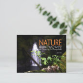 Carte Postale Citation Inspirationnelle Lao Tsu "Nature" (Debout devant)