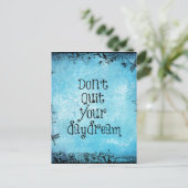 Carte Postale Citation Inspirationnelle : Ne cachez pas votre rê (Debout devant)