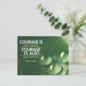 Carte Postale Citation inspirée de Winston Churchill (Debout devant)