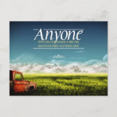 Carte Postale Citation inspirée "Faire des erreurs" (Devant)