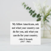 Carte Postale Citation JFK 3a (Debout devant)