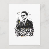 Carte Postale Citation les affaires sont les affaires (Devant)