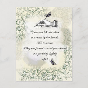 Carte Postale Citation "Les mains des femmes"