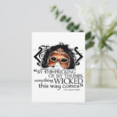 Carte Postale Citation Macbeth (Debout devant)