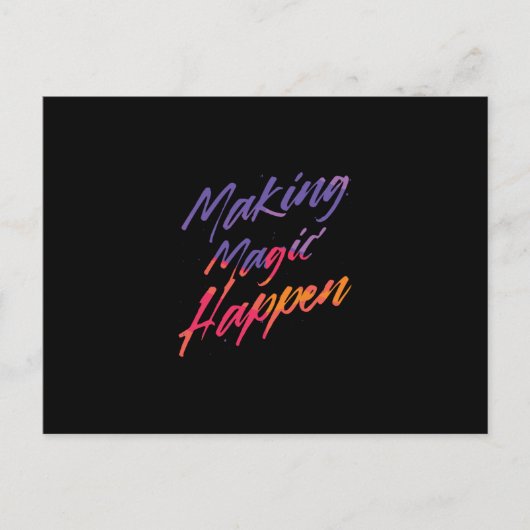 Carte Postale Citation magique (Devant)