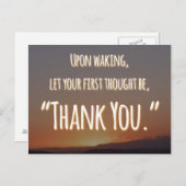 Carte Postale Citation Merci (Devant / Derrière)