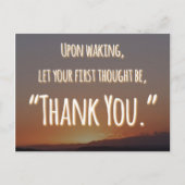 Carte Postale Citation Merci (Devant)